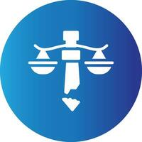 Injustice Creative Icon Design vector