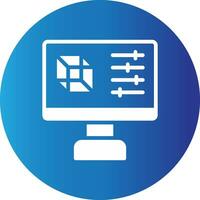 Simulation Creative Icon Design vector