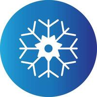 diseño de icono creativo de copo de nieve vector