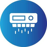 Hand Dryer Creative Icon Design vector
