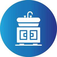 Washbasin Creative Icon Design vector