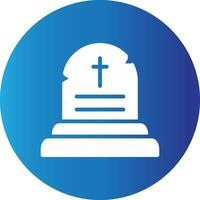 Tomb Creative Icon Design vector