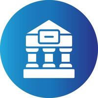 Greek Temple Creative Icon Design vector