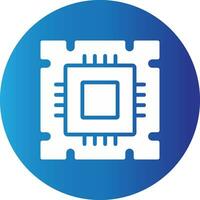 Processor Creative Icon Design vector