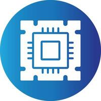 Processor Creative Icon Design vector