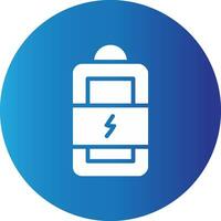 Charging Battery Creative Icon Design vector