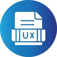 Ux Format Creative Icon Design vector