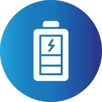 Charging Battery Creative Icon Design vector