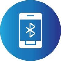 Bluetooth Creative Icon Design vector