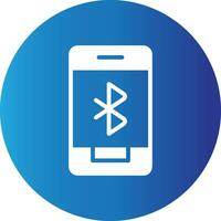 Bluetooth Creative Icon Design vector