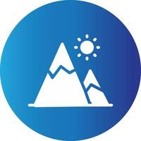 Mountain Creative Icon Design vector