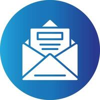 Open Email Creative Icon Design vector