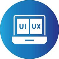 Ui Ux Creative Icon Design vector