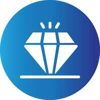 diseño de icono creativo de diamante vector