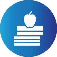Stack Of Books Creative Icon Design vector