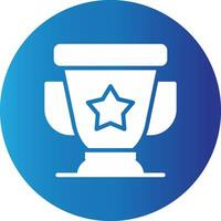 Trophy Creative Icon Design vector