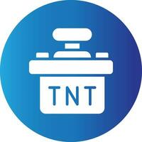 diseño de icono creativo tnt vector