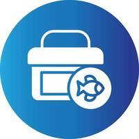 Tackle Box Creative Icon Design vector