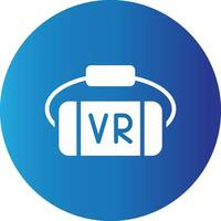 VR Glasses Creative Icon Design vector