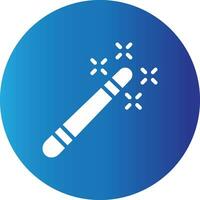 Magic Stick Creative Icon Design vector
