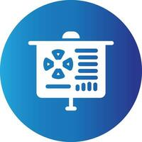 GLYPH Gradient Circle vector