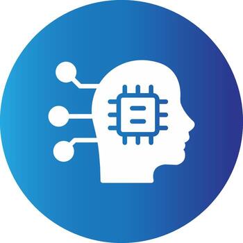 Machine Perception Creative Icon Design vector