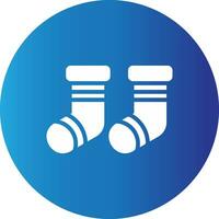 Baby Socks Creative Icon Design vector