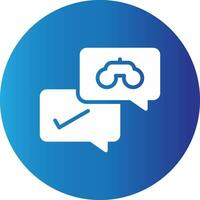 Game Chat Creative Icon Design vector