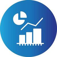 Statistical Analysis Creative Icon Design vector