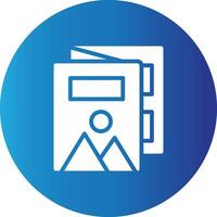 Magazine Creative Icon Design vector