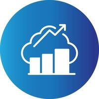Financial Data Creative Icon Design vector