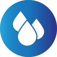 Water Drop Creative Icon Design vector