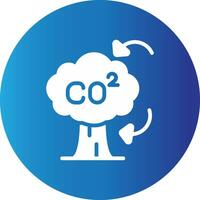 co2 creativo icono diseño vector