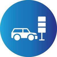 Taxi Signal Creative Icon Design vector