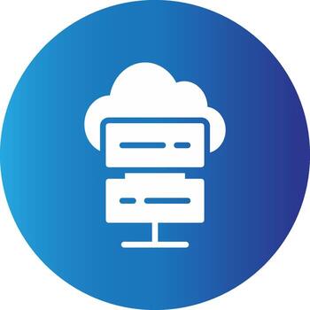 Cloud Computing Creative Icon Design vector