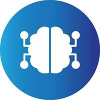 Neurons Circuit Creative Icon Design vector