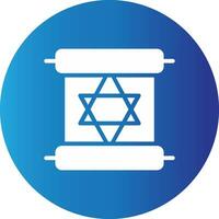 Scroll torah Creative Icon Design vector