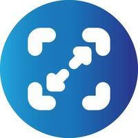 GLYPH Gradient Circle vector