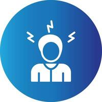 Stress Creative Icon Design vector