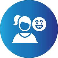 Joyful Creative Icon Design vector