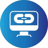 Link Creative Icon Design vector