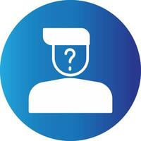 Suspect Creative Icon Design vector