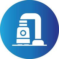 Vacuum Cleaner Creative Icon Design vector