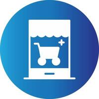 Personalized Web Store Creative Icon Design vector