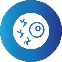 Optic Nerve Creative Icon Design vector