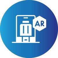 Ar Tourism Creative Icon Design vector