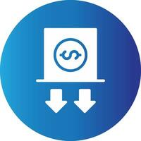 Deposit Creative Icon Design vector