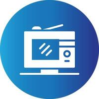 Digital Television Creative Icon Design vector