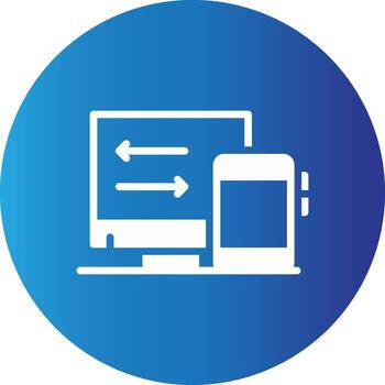 Digital Platform Creative Icon Design vector