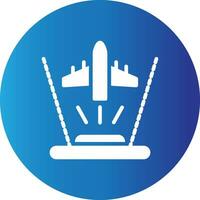 Ar Flight Training Creative Icon Design vector